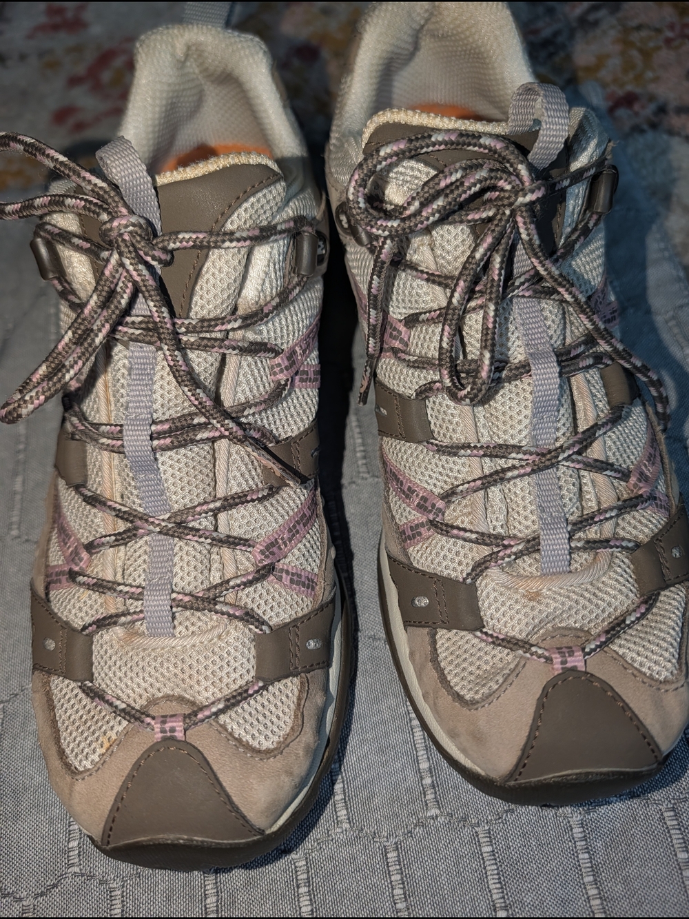 Merrell Women's 10 Grey Hiking Trail Shoes Gorpcore Outdoor Camp Durable